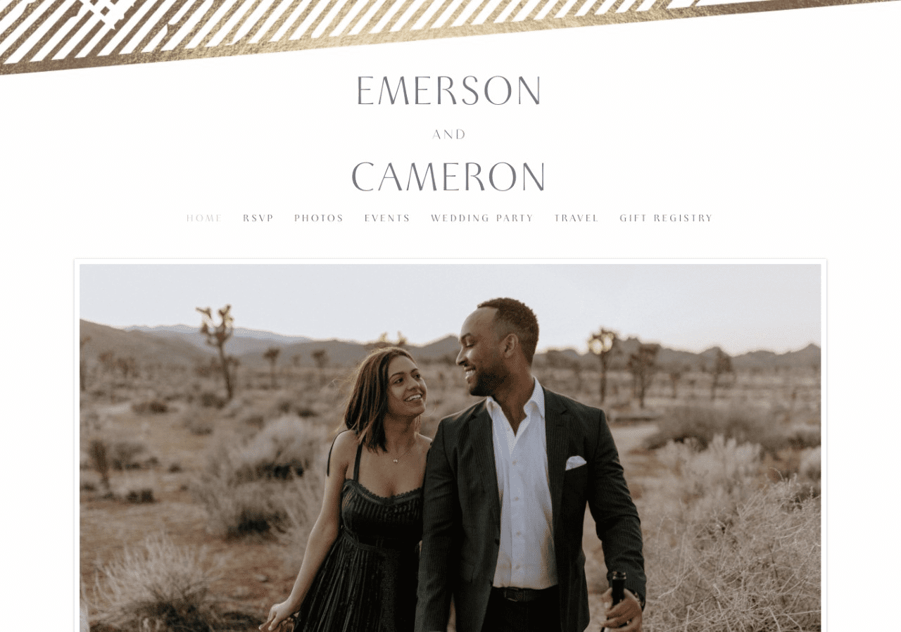 Want to create your own wedding website? Want to create your own wedding website?