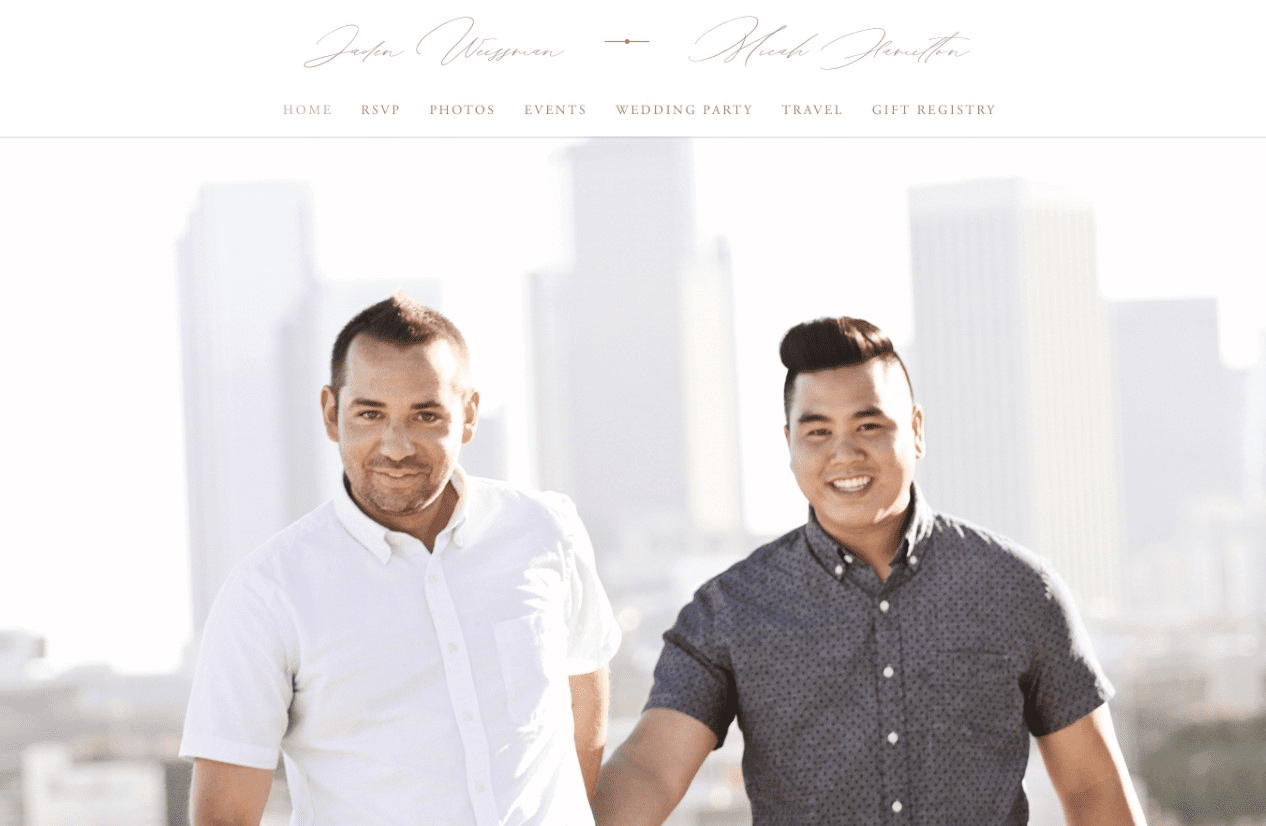 Want to create your own wedding website? Want to create your own wedding website?