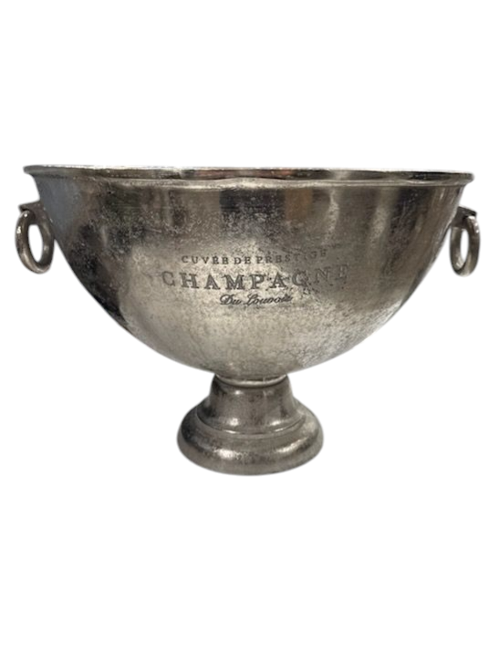 Luxe Silver Champagne Bowl