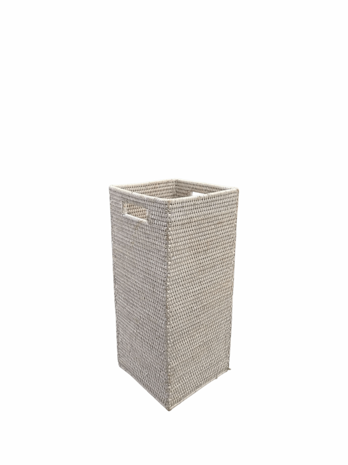 White Wash Umbrella Basket